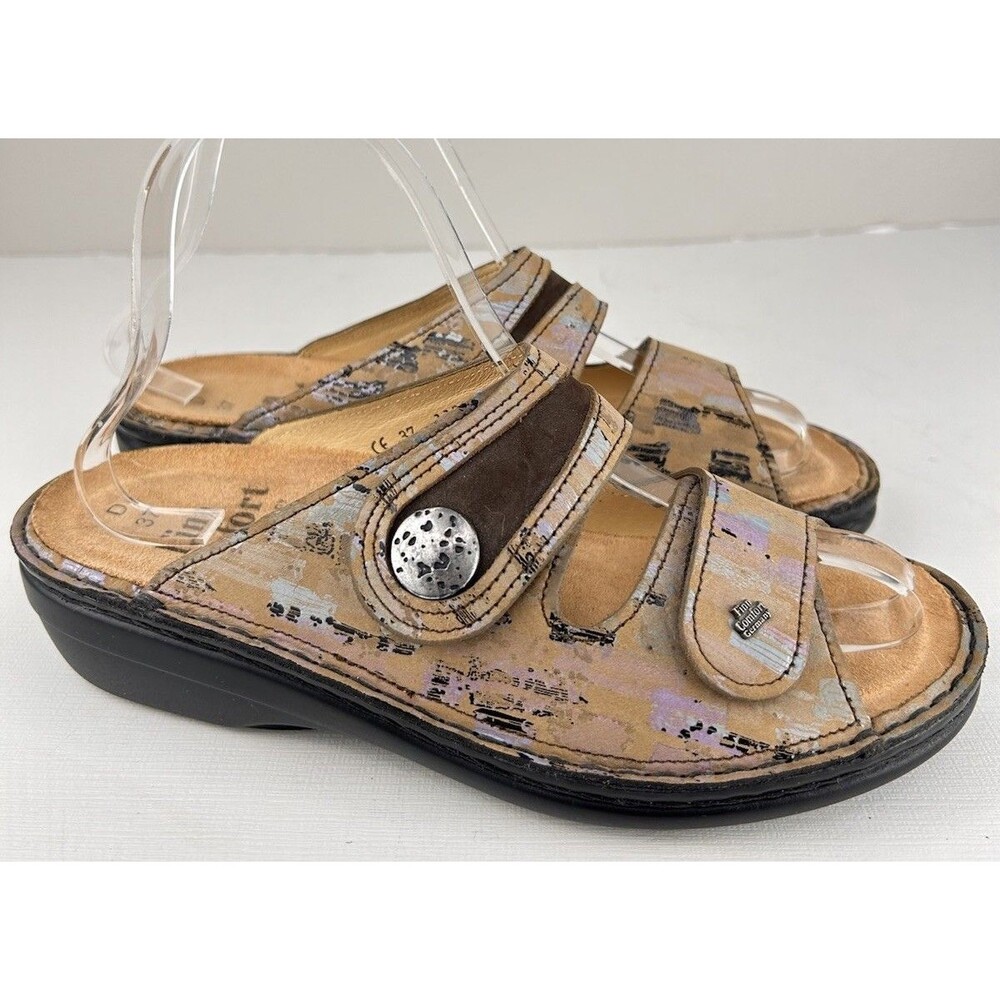 Finn Comfort Womens Mira-S Sandal - Multi Color , Size 6.5-7 EU 37
